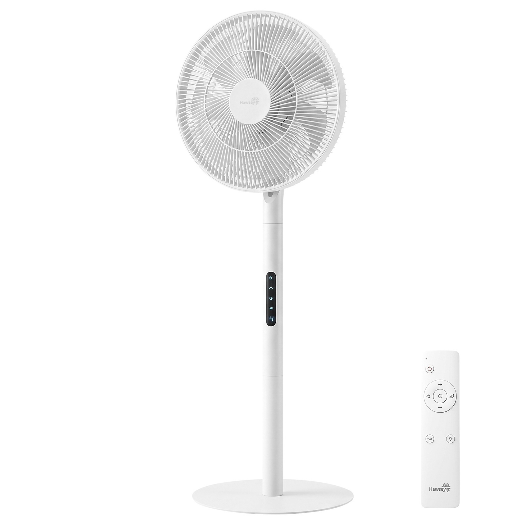 EdenDirect Pedestal Fan — 14in., 1000 CFM, USB-C Powered, Power Bank Compatible, 4 Speeds, Oscillation, Remote Control, Quiet DC Motor, For Home Office RV Camping